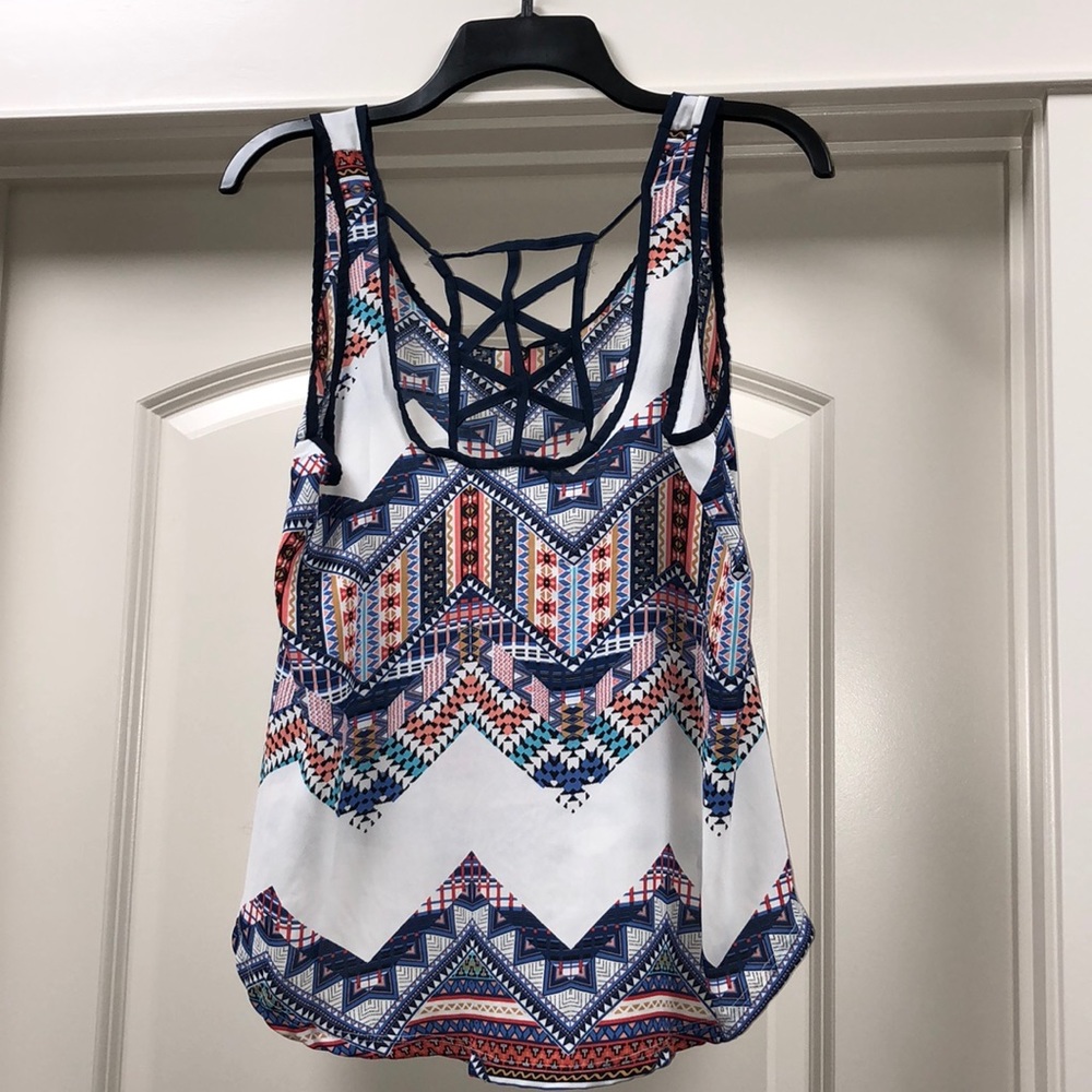 Patterned Tank Top - Picture 2 of 2